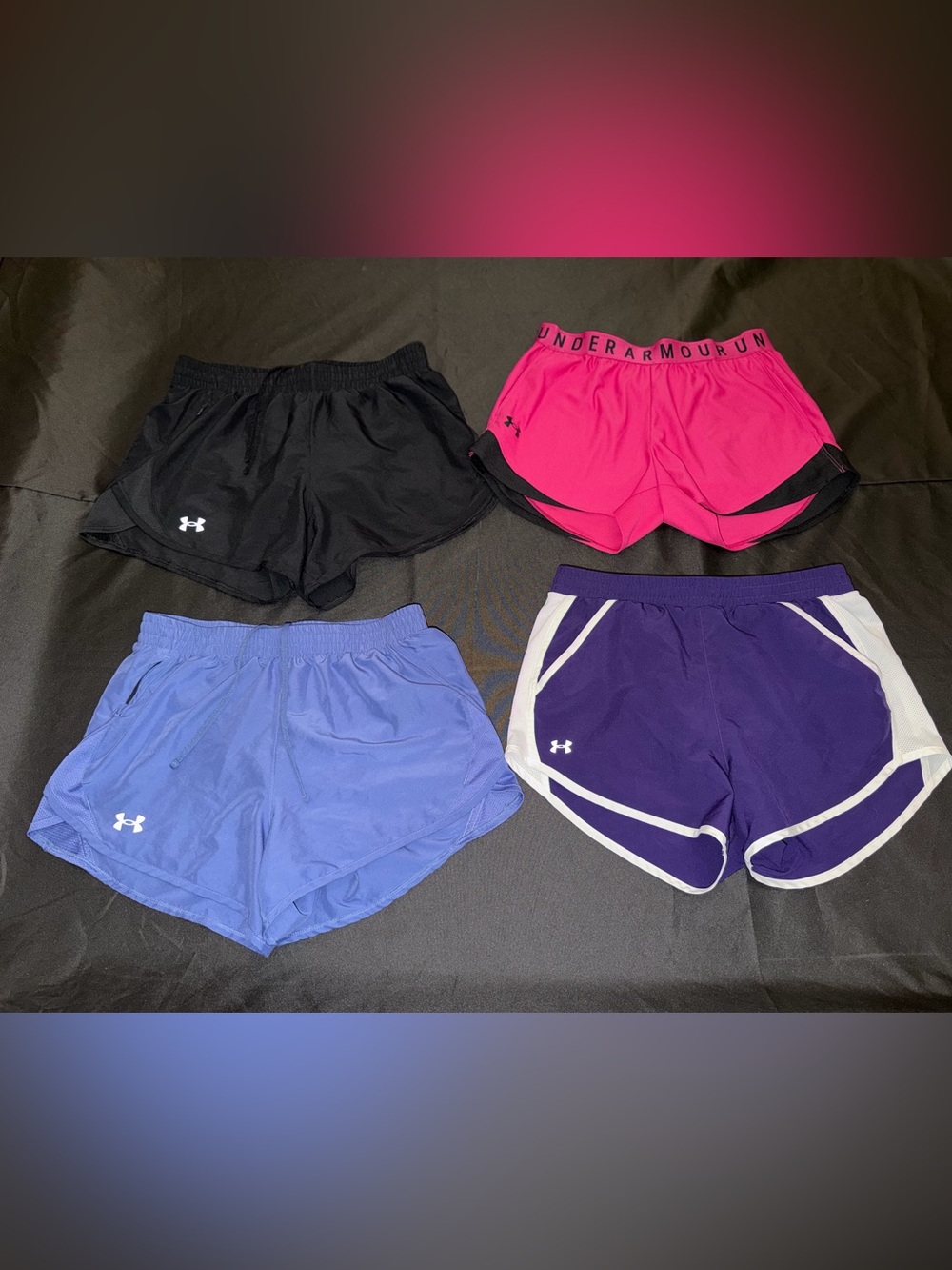Under Armour Women's Athletic Short Bundle — Pink, Black, Purple, Blue